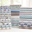 Olliix True North by Sleep Philosophy Cozy Flannel Queen Sheet Set in White