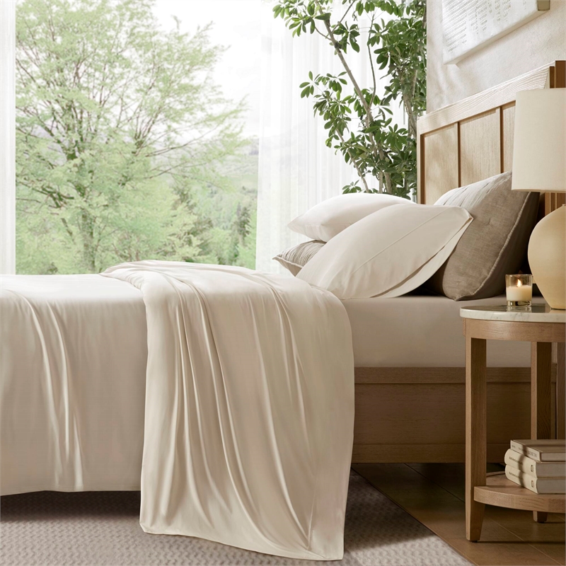 Olliix Harbor House Cooling Split King Sheet Set Nylon/Spandex in Ivory