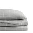 Olliix True North by Sleep Philosophy Cozy Flannel Cal King Sheet Set in Grey