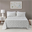 Olliix True North by Sleep Philosophy Cozy Flannel Queen Sheet Set in Black
