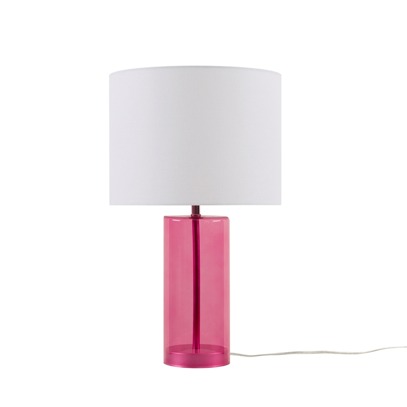 Olliix 510 Design Neonova Table Lamp Glass/Iron/Polyester in Pink