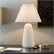 Olliix INK+IVY Veluna Table Lamp Ceramic/Polyester/Iron in White