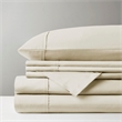 Olliix Madison Park 800 Thread Count Split King Sheet Set Cotton in Ivory