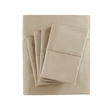 Olliix Madison Park 800 Thread Count Split King Sheet Set Cotton in Khaki