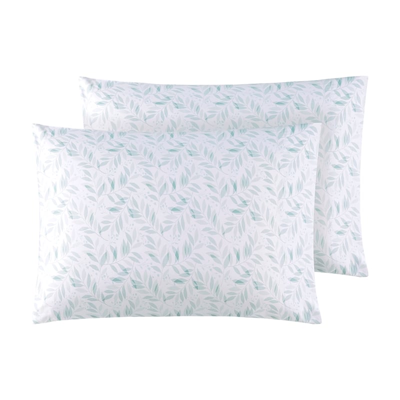 Olliix Madison Park Essentials 200 Thread Count Printed Queen Sheet Set Green