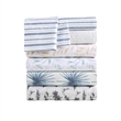 Olliix Madison Park Essentials 200 Thread Count Printed Queen Sheet Set in Grey