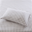 Olliix True North by Sleep Philosophy Cozy Flannel Cal King Sheet Set in Gray