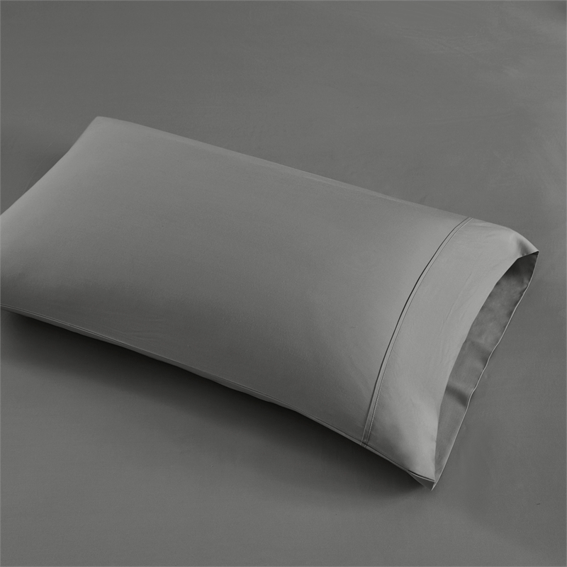 Olliix Madison Park 1000 Thread Count Cal King Sheet Set Cotton in Charcoal