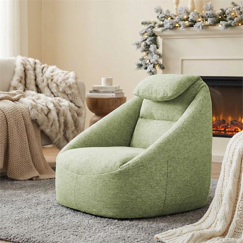 Olliix Main Street Ergonomic Cloud Couch Polyester in Olive Green
