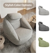 Olliix Main Street Ergonomic Cloud Couch Polyester in Ash Grey