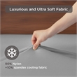 Olliix Main Street Ice Touch Queen Sheet Set Nylon/Spandex in Gray