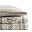 Olliix True North by Sleep Philosophy Cozy Flannel Queen Sheet Set in Gray