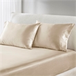 Olliix Madison Park Essentials Satin Standard 2PCS Pillowcase in Champagne