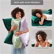 Olliix Madison Park Essentials Satin Standard 2PCS Pillowcase in Emerald