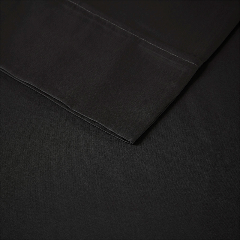 Olliix Madison Park 1500 Thread Count Cal King Sheet Set Cotton in Black