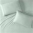 Olliix Madison Park 300 Thread Count Organic Queen Sheet Set in Aqua