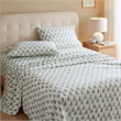 Olliix True North by Sleep Philosophy Cozy Flannel Queen Sheet Set in Ikat tree