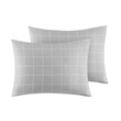 Olliix True North by Sleep Philosophy Cozy Flannel Queen Sheet Set in Grey