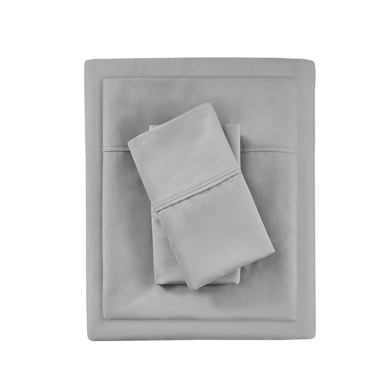 Olliix Beautyrest 1000 Thread Count Cal King Sheet Set Cotton in Grey