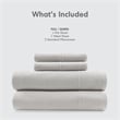 Olliix Intelligent Design Blend Jersey Knit Queen Sheet Set in Grey