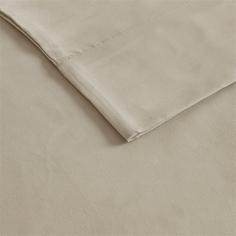 Olliix Madison Park 3M Microcell Queen Sheet Set Polyester in Khaki