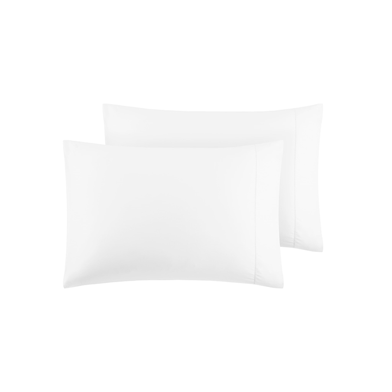 Olliix Madison Park 500 Thread Count Egyptian Queen Sheet Set in White