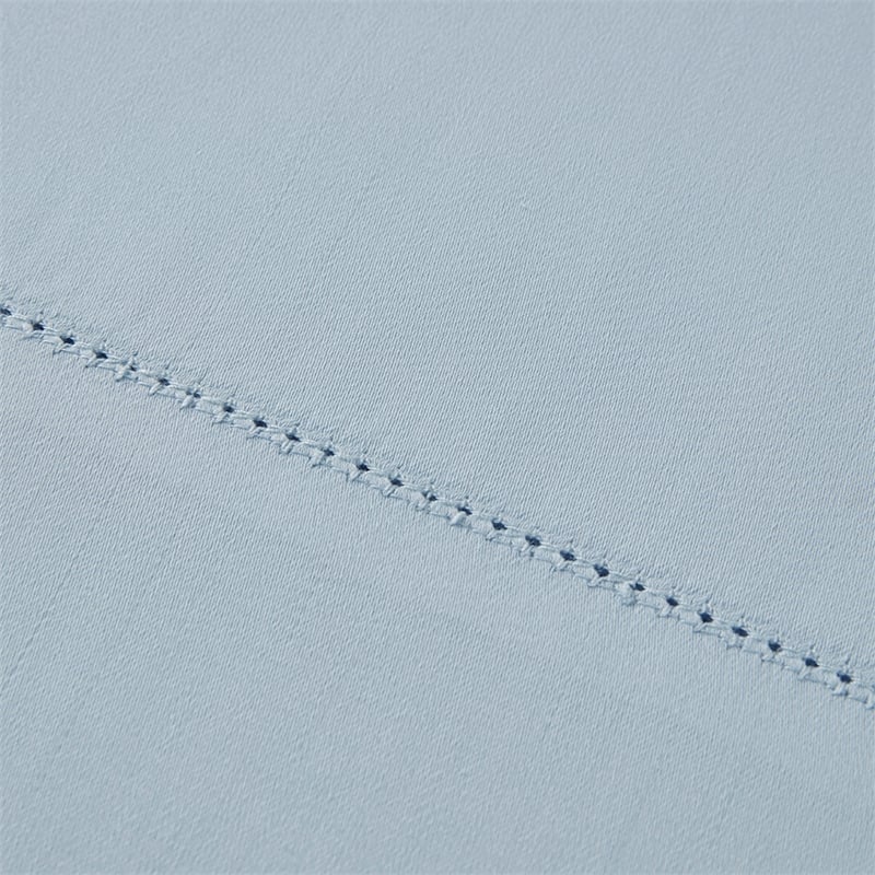 Olliix Madison Park 500 Thread Count Egyptian Queen Sheet Set in Blue