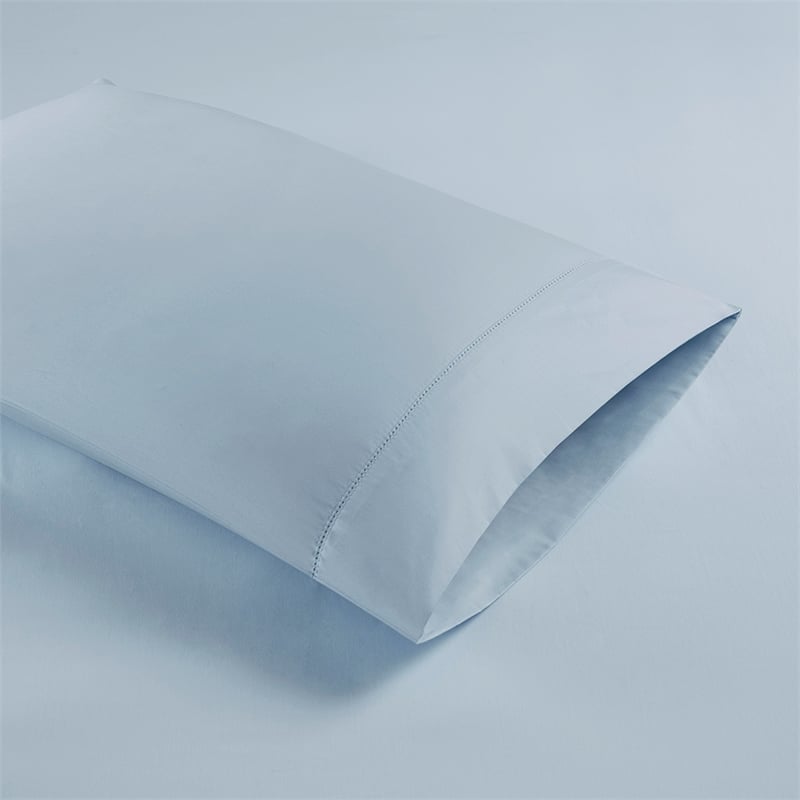 Olliix Madison Park 500 Thread Count Egyptian Queen Sheet Set in Blue