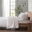 Olliix True North by Sleep Philosophy Cozy Flannel Queen Sheet Set in Pink