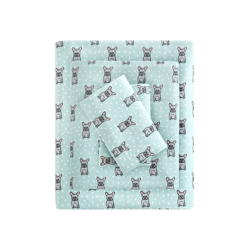 Olliix True North by Sleep Philosophy Cozy Flannel Cal King Sheet Set in Aqua