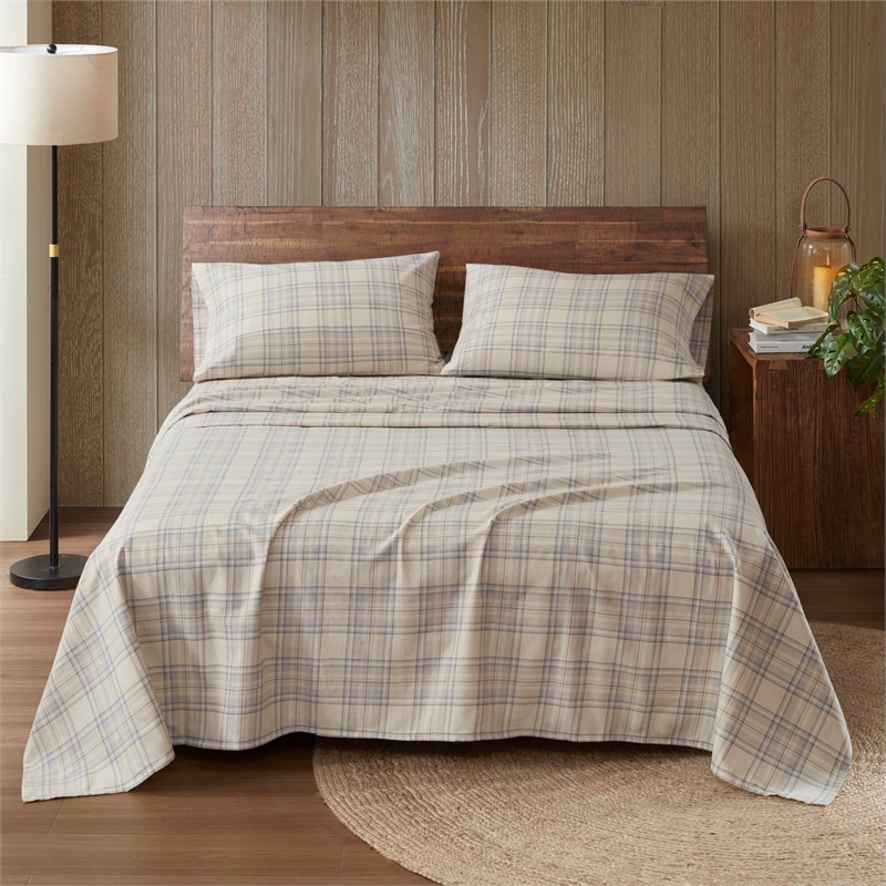 Olliix Woolrich Cotton Flannel Queen Sheet Set Cotton in Andrews