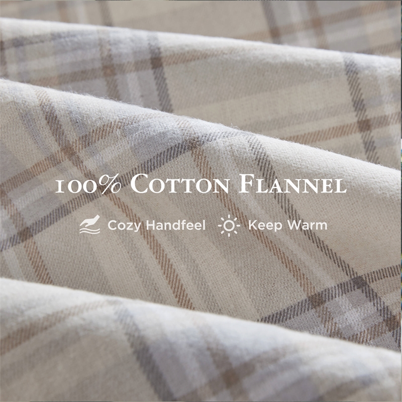 Olliix Woolrich Cotton Flannel Cal King Sheet Set Cotton in Andrews
