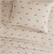 Olliix Woolrich Cotton Flannel Cal King Sheet Set Cotton in Tan Dog