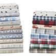 Olliix Woolrich Cotton Flannel Cal King Sheet Set Cotton in Tan Dog