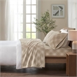 Olliix True North by Sleep Philosophy Cozy Flannel Cal King Sheet Set Tan Plaid