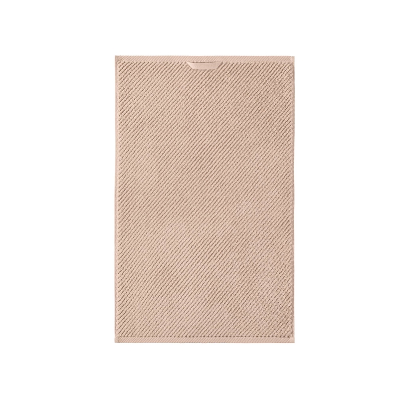 Olliix Madison Park Diagonal Ribbed 4-Piece Bath Towel Cotton in Beige