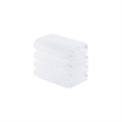 Olliix Madison Park Diagonal Ribbed 4-Piece Bath Towel Cotton in White