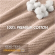 Olliix Madison Park Diagonal Ribbed 6-Piece Bath Towel Cotton in Beige