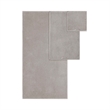 Olliix Madison Park Diagonal Ribbed 6-Piece Bath Towel Cotton in Grey