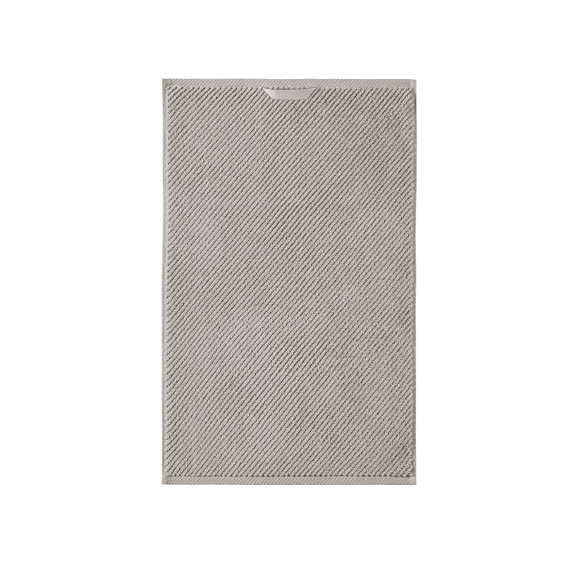 Olliix Madison Park Diagonal Ribbed 6-Piece Bath Towel Cotton in Grey
