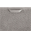 Olliix Madison Park Diagonal Ribbed 6-Piece Bath Towel Cotton in Grey