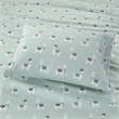 Olliix True North by Sleep Philosophy Cozy Flannel Queen Sheet Set in Seafoam