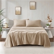 Olliix True North by Sleep Philosophy Micro Fleece Cal King Sheet Set in Khaki