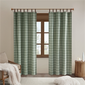 Olliix Madison Park Anaheim 50x84&quot Window Panel Polyester in Green