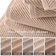Olliix Madison Park Diagonal Ribbed 6-Piece Bath Towel Cotton in Beige