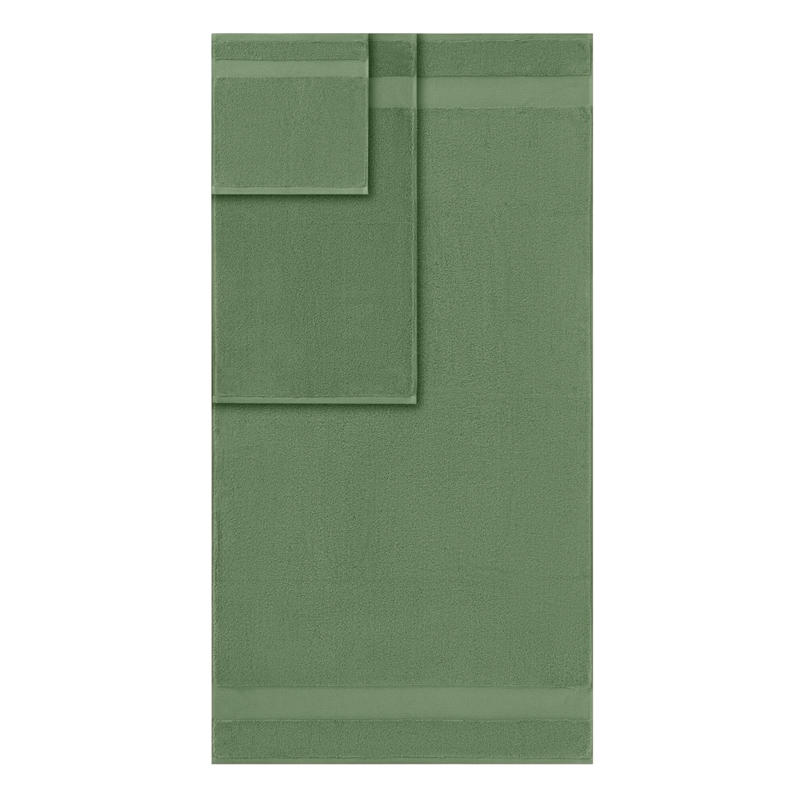 Olliix Madison Park Signature Turkish 6-Piece Bath Towel Cotton in Green