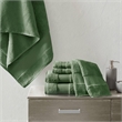 Olliix Madison Park Signature Turkish 6-Piece Bath Towel Cotton in Green