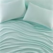 Olliix True North by Sleep Philosophy Micro Fleece Queen Sheet Set in Aqua
