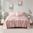 Olliix True North by Sleep Philosophy Micro Fleece Queen Sheet Set in Blush