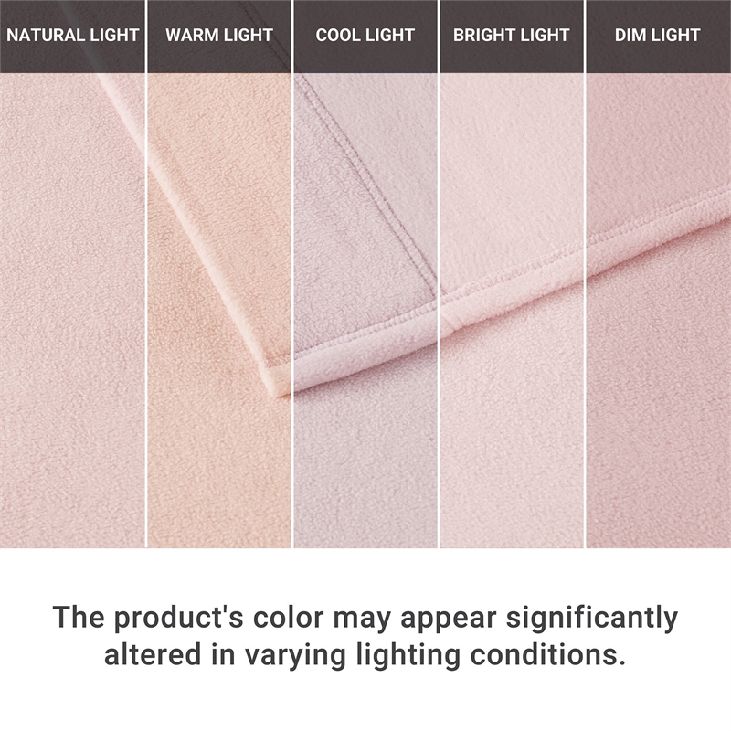 Olliix True North by Sleep Philosophy Micro Fleece Twin XL Sheet Set in Blush
